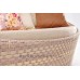 Лаундж диван плетеный из полиротанга Орбит - М с тентом (широкая лента) - Restor®