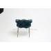 Кресло Элеонор из прочной стали, плетёное мягкой подушкой - Restor®