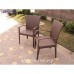 Плетёный стул Klasik-1500.1 с подлокотником, Техноротанг (Искусственный ротанг), Всесезонная мебель, для летней площадки, террассы....
