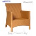 Плетёное кресло Klasik-1506, Техноротанг (Искусственный ротанг), Всесезонное, для летней площадки, террассы....