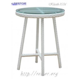 Плетёный стул Klasik-1536, Техноротанг (Искусственный ротанг), Всесезонная мебель, для летней площадки, террассы....