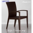Кресло плетёное Klasik-1512, техноротанг (искусственный ротанг), всесезонное, для летней площадки, террассы....