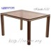 Плетёный стол Klasik-1532.1, Техноротанг (Искусственный ротанг), Всесезонная мебель, для летней площадки, террассы....